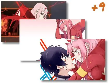Chéri dans le Franxx thème pour Windows 10