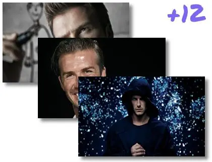 David Beckham theme for Windows 10