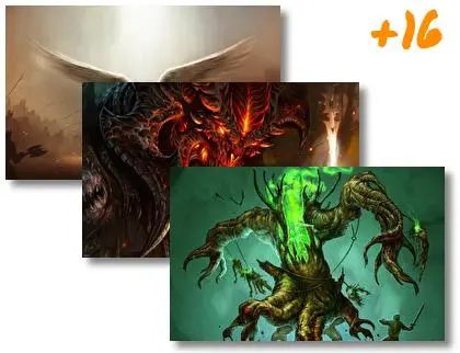 Diablo 3 theme for Windows 10