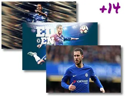 Eden Hazard theme for Windows 10