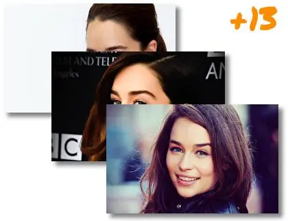 Emilia Clarke theme for Windows 10