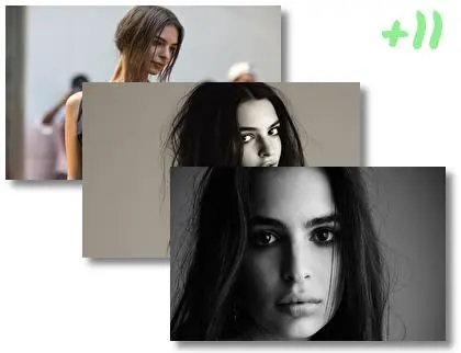 Emily Ratajkowski theme for Windows 10