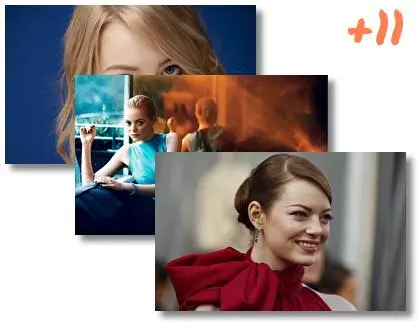 Emma Stone1 theme for Windows 10