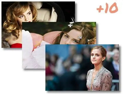 Emma Watson theme for Windows 10