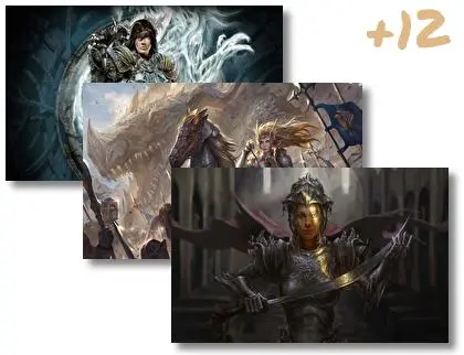 Cavaliere Femminile tema per Windows 10