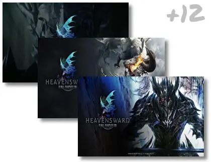Final Fantasy 14 Heavensward theme for Windows 10