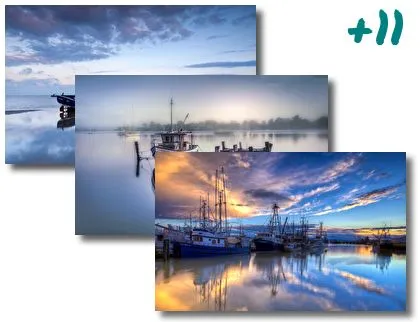 Fishing Boat theme for Windows 10