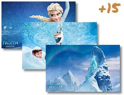 Frozen theme for Windows 10