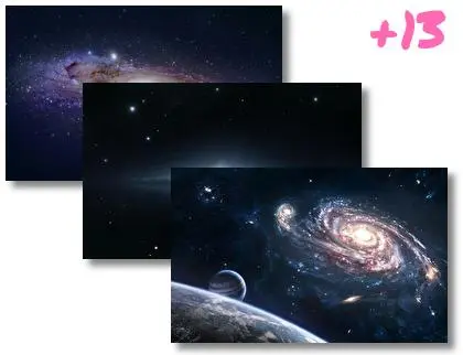 Galaxy theme for Windows 10