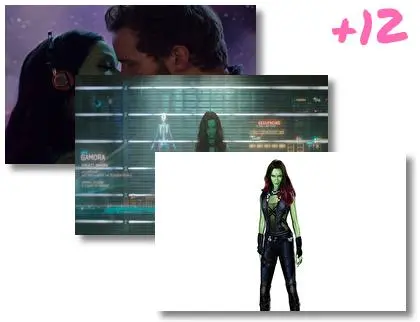 Gamora motiv pro Windows 10