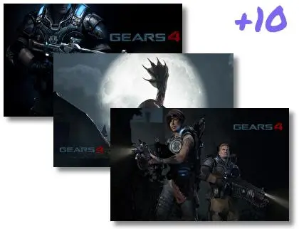 Gears of War 4 theme for Windows 10