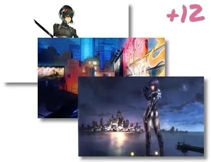 Duch v krunýři motiv pro Windows 10