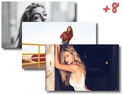 Gigi Hadid theme for Windows 10
