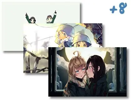 Poslední výprava dívek motiv pro Windows 10