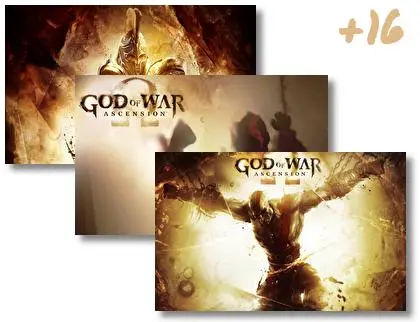 God War Ascension theme for Windows 10