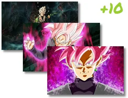 Goku Black motiv pro Windows 10