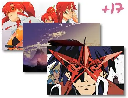 Gurren Lagann motyw dla Windows 10