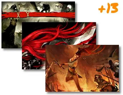 Heavenly Sword theme for Windows 10