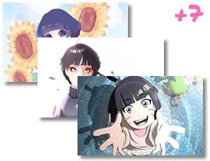 Himawari Uzumaki theme for Windows 10