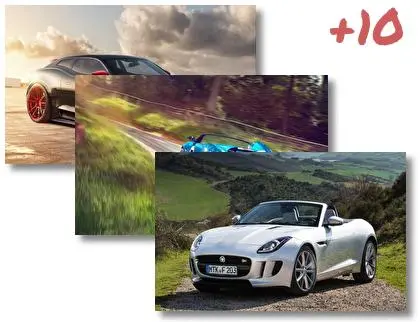 Jaguar Cars theme for Windows 10