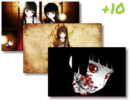 Jigoku Shoujo thème pour Windows 10