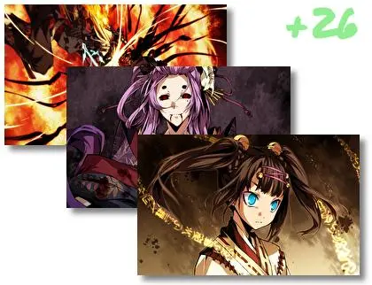 Kajiri Kamui Kagura thème pour Windows 10