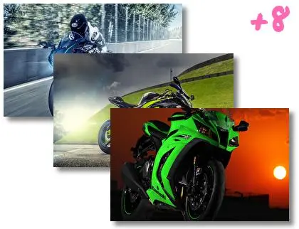 Kawasaki Ninja Windows 10 için tema