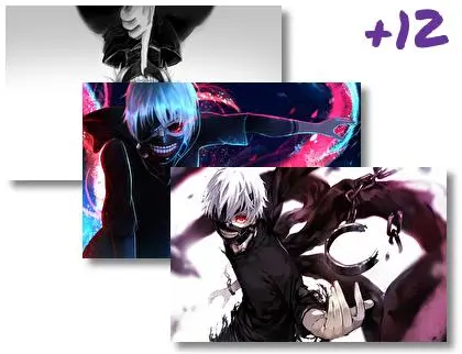 Ken Kaneki motiv pro Windows 10