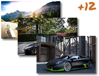 Lamborghini Black theme for Windows 10