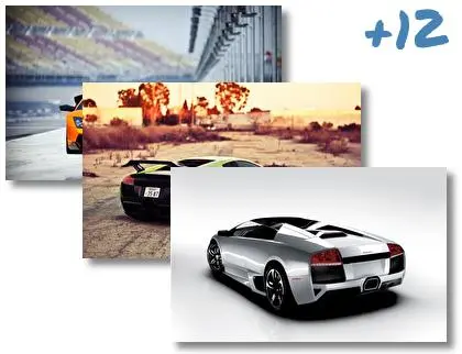 Lamborghini Murcielago theme for Windows 10