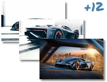 Lamborghini Terzo Modello theme for Windows 10