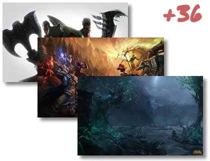 League Legends theme for Windows 10