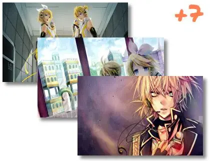 Len Kagamine Vocaloid motiv pro Windows 10