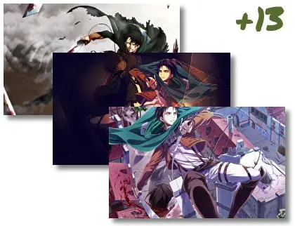 Levi Ackerman motiv pro Windows 10