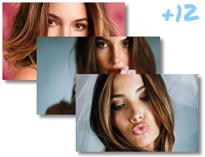 Lily Aldridge theme for Windows 10