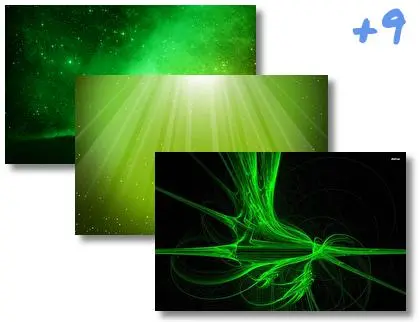 Lime Green theme for Windows 10