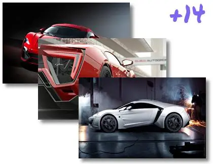 Lykan Hypersport theme for Windows 10