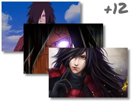 Madara Uchiha theme for Windows 10