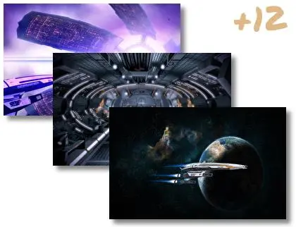 Mass Effect Normandy theme for Windows 10