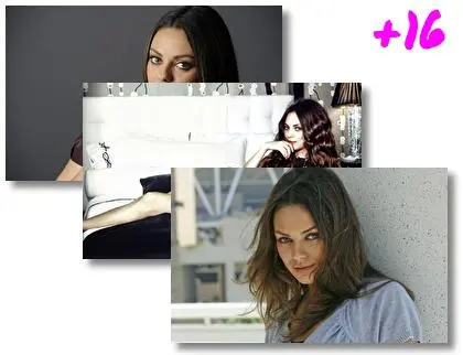 Mila Kunis1 theme for Windows 10