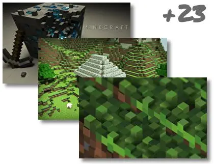 Minecraft theme for Windows 10