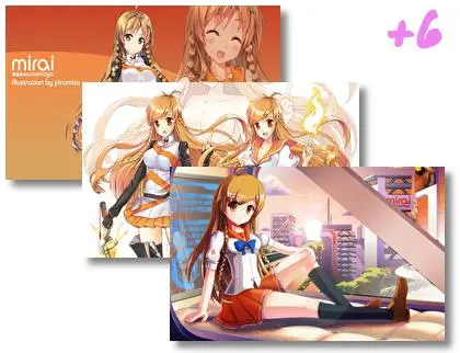 Mirai Suenega theme for Windows 10