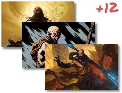 Mnišský Diablo motiv pro Windows 10