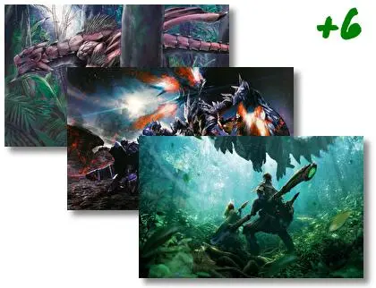 Monster Hunter Anime theme for Windows 10