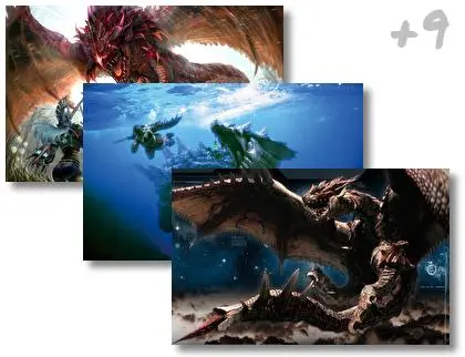 Monster Hunter theme for Windows 10