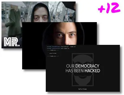 Mr  Robot theme for Windows 10