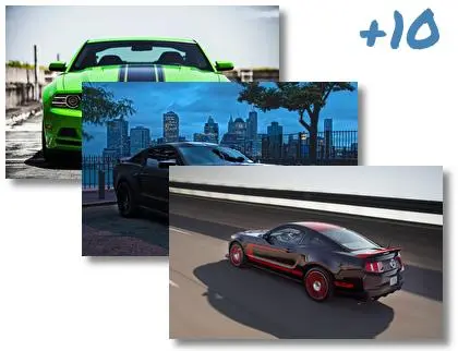 Mustang theme for Windows 10