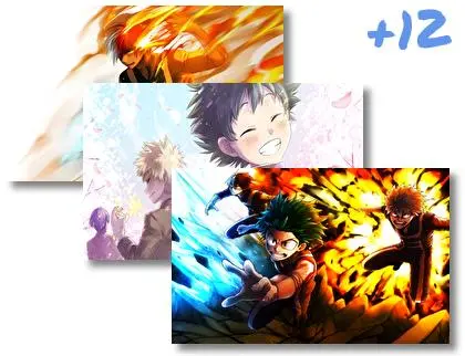 Moje Hrdinská Akademie motiv pro Windows 10