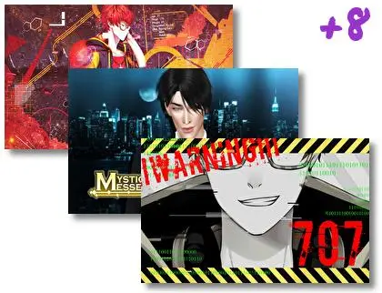 Mystic Messenger theme for Windows 10