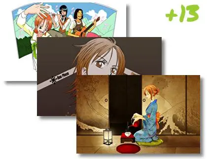 Nami One Piece motiv pro Windows 10